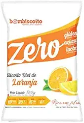 Biscoito Diet Sabor Laranja Bombiscoito Zero Glúten E Zero Lactose 100g