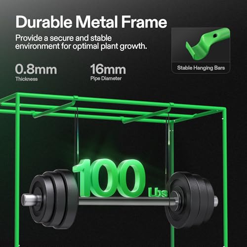 Image of VIVOSUN 5x3 Grow Tent 60 inchx32 inchx80 inchHigh Reflective Mylar Tent Indoor Grow