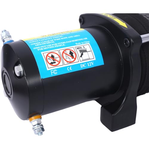Winch eléctrico 3500 lb 12V para ATV y UTV miniatura 7