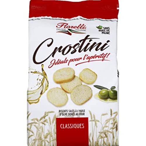 Florelli Crostini Classic con aceite de oliva – Bolsa de 100 g