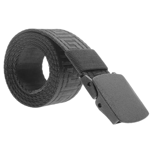 Men's Reusable Outdoor Belt with Buckle Versatile Camping and Travel Accessory for All Occasions Canvas Design