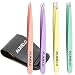 Tweezers Set 4-Piece AUMELO Stainless Steel Tweezers for Eyebrow - Precision Eyebrow and Splinter Ingrown Hair Removal Tweezers - MultiColor