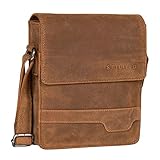 echt leder kaufen meterware IDEALES GESCHENK vom jungen Markenhersteller STILORD | dank kompaktem Format auch als Herrenhandtasche beliebt | tolles Geschenk und modisches Accessoire für jeden Mann