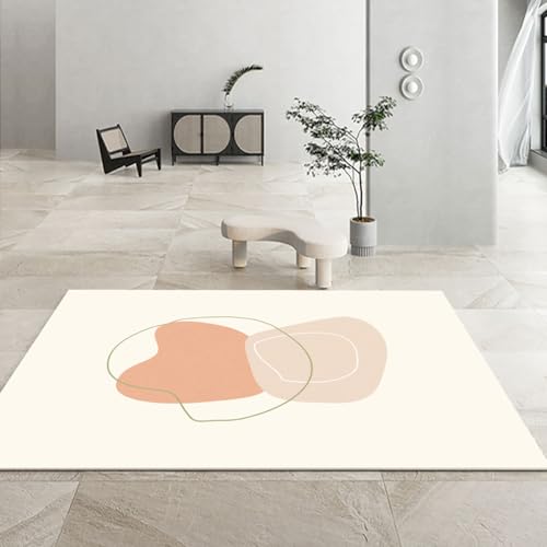 Frisence 北欧風 洗える カーペット 160×230cm 厚手 シャギーラグ 防音 防寒対応 マイクロファイバー素材 滑り止め付き ふわふわ やわらかい ホットカーペット対応 ペット・リビング・寝室・子供部屋・ダイニング用 FRISY04-D43