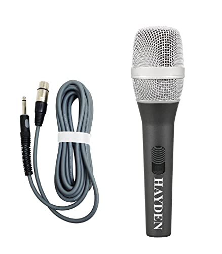 hayden BK-105 Dynamic Vocal Metal Microphone Compatible with Kara...