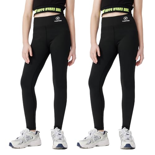 Sunvivid Mädchen Sport Leggings Lang Fitness Gymnastik Hosen...