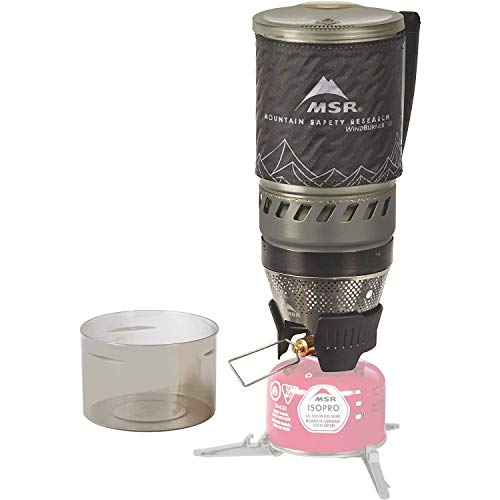 MSR WindBurner Personal Windproof Camping and Backpacking Stove System, Black