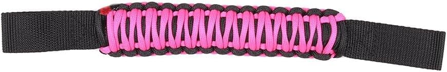 TongSheng Front Headrest Grab Handles, Auto Cane Grab Handle Aid, Safety Handle Portable, Compatible with Pathfinder (Black + Pink)