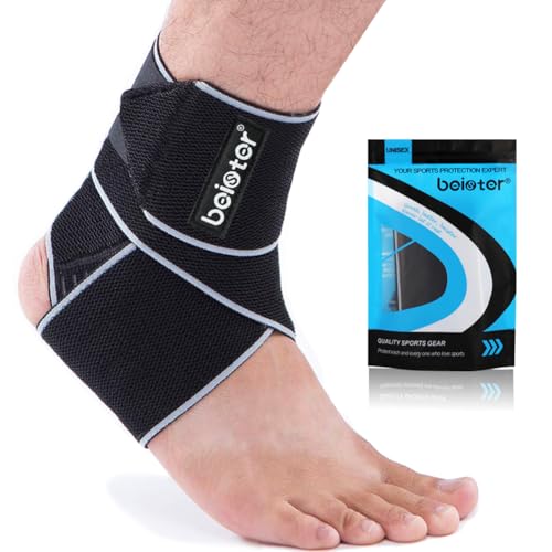 Beister Adjustable Compression Ankle Brace, Elastic Foot Support ...
