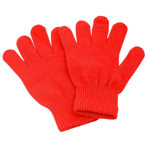 Image of FOMANN Kids Magic Gloves 12 Pair Children Bulk Gloves Boys Girls Warm Soft Gloves(6 to 13 years old)