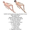 Patient Care Manikin,CPR Simulator,Basic Geri Nursing Skills Geriatric Human Model for Students Education Teaching Medical Training Skills