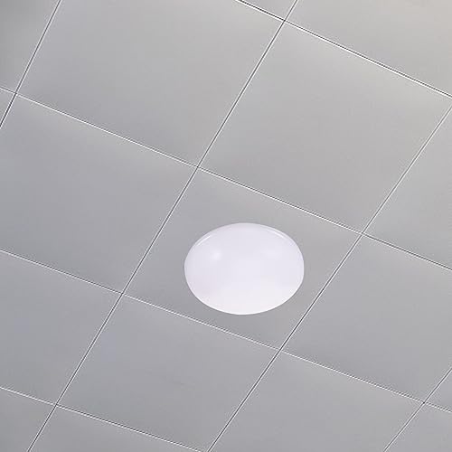 Image of Homoyoyo Mushroom Light Shade, 22.6cm Plastic Flush Mount Ceiling Light Shade Replacement Pendant Lighting Lamp Fixtures for Fan Light Wall Sconce Chandelier Lamps White