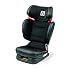 Peg Perego Viaggio Flex 120 Booster, 4D Total Adjust for Safety & Comfort, No Armrests, Compact Fold for Travel, 40-120 lbs, Made in Italy, Licorice (Black)