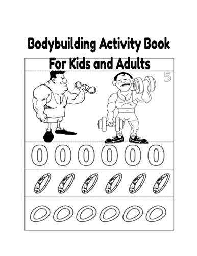 Bodybuilding Activity Book for Kids and Adults