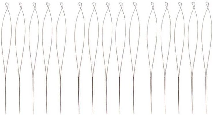 Seed Beads Needle Middle Opening Durable Easy Piercing Stainless Steel Beading Needles for Bracelets