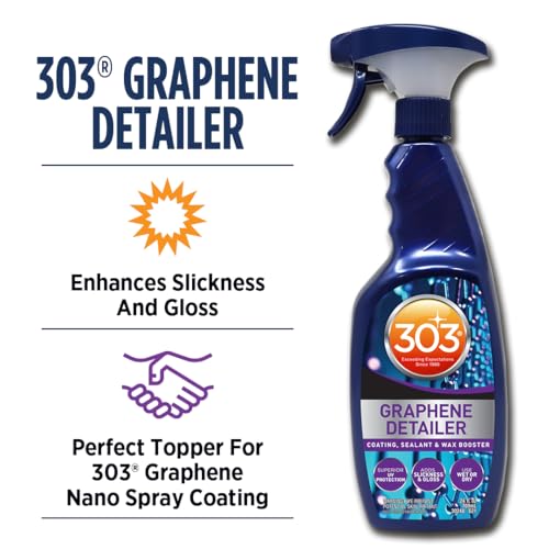 303 Products 30248 Graphene Detailer Spray – Enhances Gloss & Protection On Existing Coating, Sealants & Waxes, Uv Protectant thumb #1