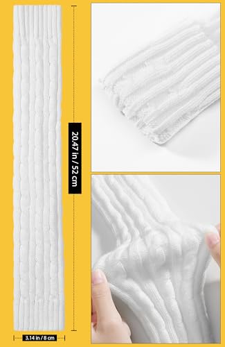 Image of fauson Leg Warmers for Women Y2k - 80s Ribbed Knit Leg Warmers for Boots