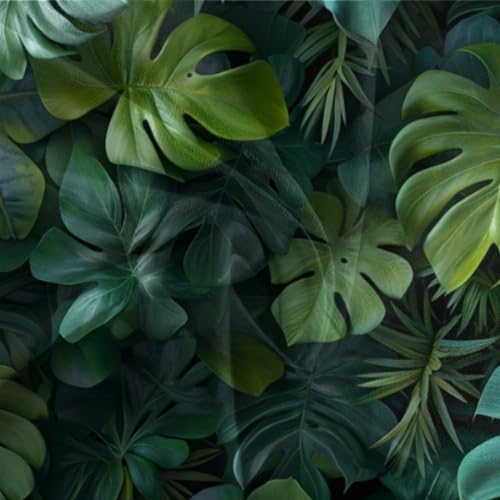 Housse de couette king size feuilles tropicales lit double confortable - 7