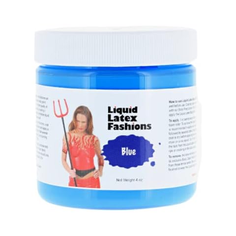 Liquid Latex Fashions Blue Body Paint Cover