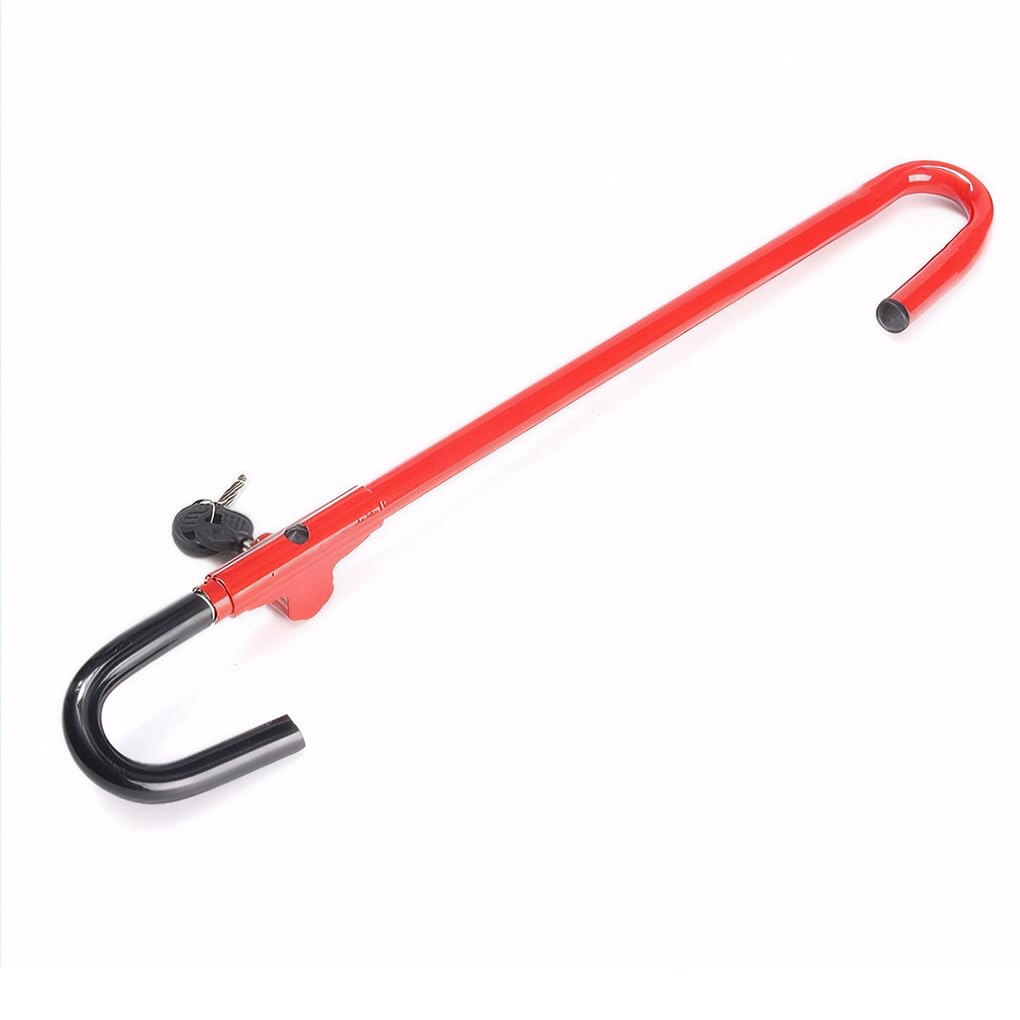 Amslsiu Durable Car Steering Wheel To Brake Pedal Lock Auto Security Product Anti-Theft Lock Device Universal