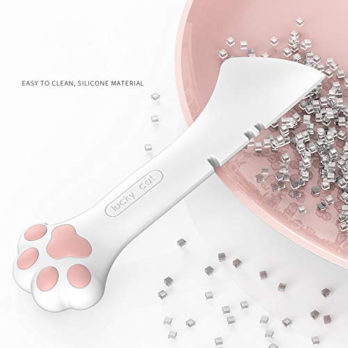 Lanyihome Multifuctional PET Food Can Spoon Set/ 2 Pack/Adorable Silicone Food Canned Spoon for Dogs and Cats Feeding Can/Mini Spatula for Pet Cat Wet Food Scoop/Can Opener