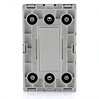 Leviton 15 Amp Decora Weather-Resistant 3-Way Switch, 5603-2GY, Gray