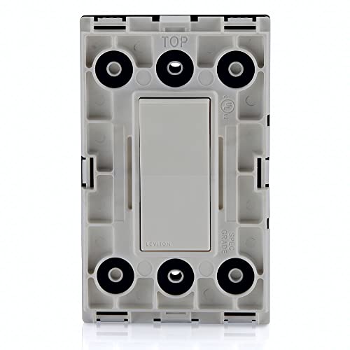 Leviton Decora Weather-Resistant Single-Pole Switch, W5601-2GY, Grey by Leviton - Used condition - CA$14.77