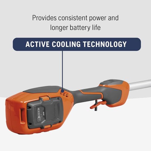 Image of Husqvarna 110iL FLXi Cordless Grass Trimmer and Edger, Attachment Capable Battery Weed Trimmer with 4 Ah Battery and Charger Included, Extension Pole for Longer Reach