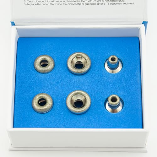 Ferramentas de beleza Cuidados com a pele Diamante dermoabrasão Substituições 6 pontas Elitzia ETT03