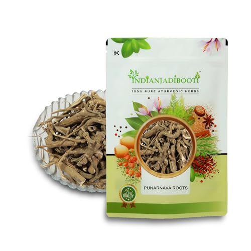 Image of IndianJadiBooti Punarnava Boerhavia Diffusa | Supports Kidney Health & Water Balance | Punarnava Churna For Urinary Wellness & Swelling Relief | With Boerhavia Diffusa Root, 250 Grams Pack