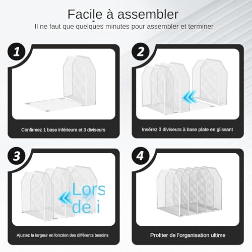 Almacenamiento para libros y documentos con este práctico portadocumentos metálicos 8