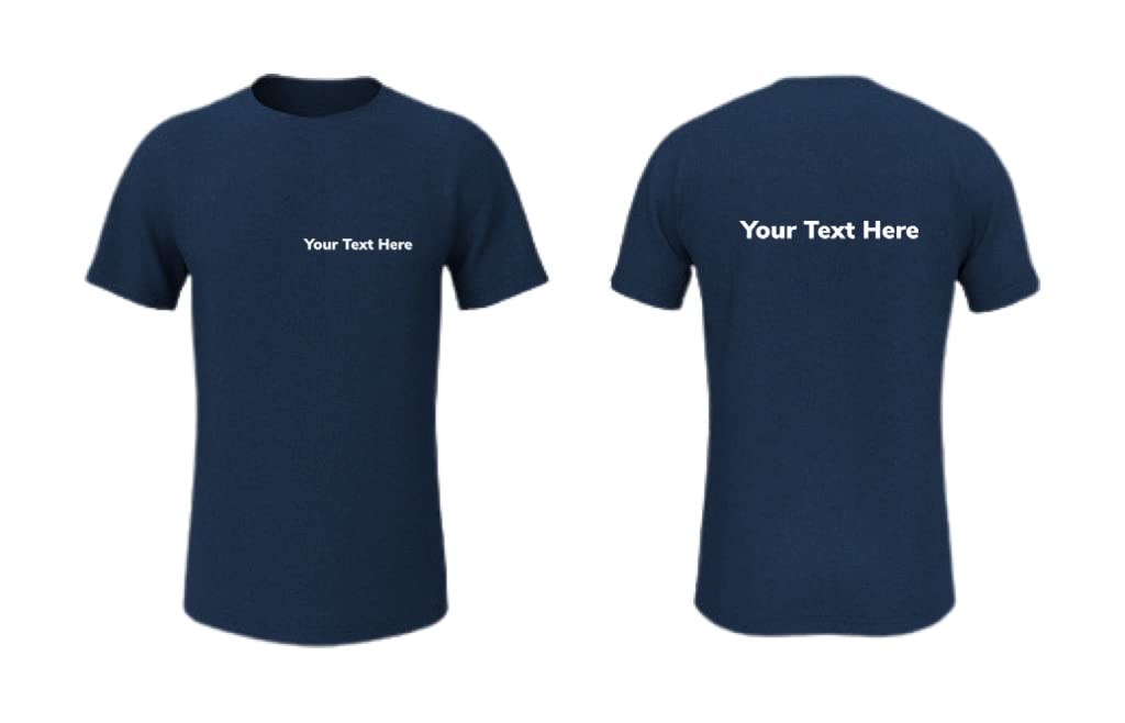 CustomMens Custom Tshirt - Personalised with Any Text