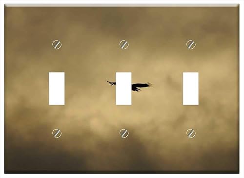 Interruptor Placa Triple Palanca - Aves Naturaleza Quindio Colombia 4