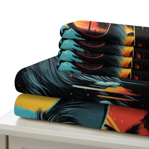 Parure de lit chat 3D king-size 220x240 de qualité supérieure douce