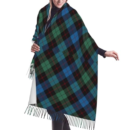 Scottish Clan Guthrie Tartan Plaid Cashmere Fringe Scarf Autumn And Winter Scarves The Most Soft Classic