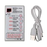 Ensemble complet de générateur de signal : ce générateur de signal portable comprend un câble USB et est conçu pour fonctionner avec divers appareils d'affichage tels que les téléviseurs HD, les écrans LCD et les projecteurs CRT, ce qui en fait un outil essentiel pour résoudre les problèmes d'affichage.