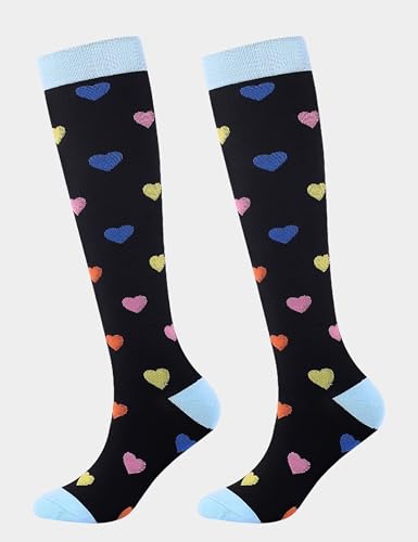 Socks for Women Men Knee Support Running Travel Athletic Running Hiking Compression Sock