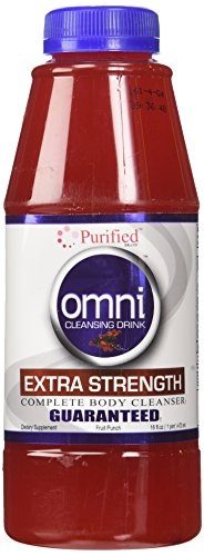 Omni Same Day Detox Cleanse Drink - Full Body Detox Juice - Fruit Punch Flavor - 100% Naturally Formulated Whole Body Detox System - Quick Body Cleanse Enriched with Vitamins & Minerals, 16 oz