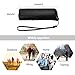POVAD LED Ultrasonic Dog Repeller, 3 in 1 Ultrasonic Pet Repeller Anti Bark Stop Barking Dog Training Repeller Control Trainer (Black)