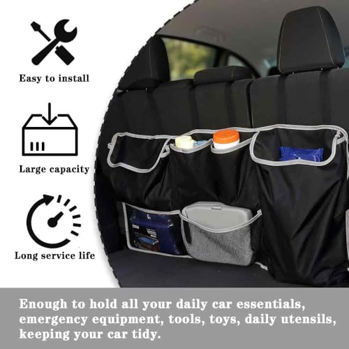 Image of Car Storage Organizer Trunk, Foldable Bin, Box, Tote Organizer, Suitable for Small Cars, Compatible with Jeep, Q5, MPV Etc (Black)
