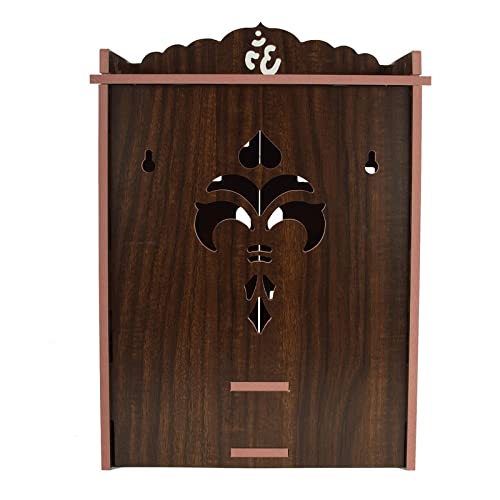 Krupasadhya Wooden Art Wall Hanging Temple for Home and Shop, Office and Home showpiece Temple (444T) 3