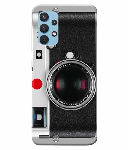 Image of Printed Hard Back Case Cover & Compatible for Samsung Galaxy A33 5G / SM-A336EP, Samsung A33 5G | Vintage Camera Art (Multicolor) - D1188