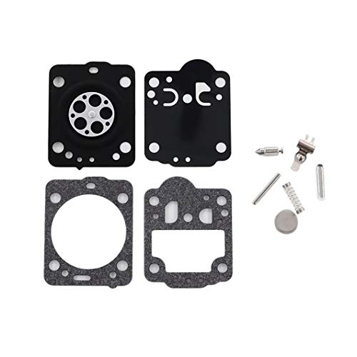 MCHNIC Kit de réparation de membrane de carburateur pour Husqvarna 135 140 235 236 240 435 440 120 Mark 2 pour carburateur Zama C1T