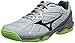 Mizuno Wave Hurricane 3, Zapatos de Voleibol Unisex Adulto, Gris (High Rise/Black/Jasmineg 37), 44 EU