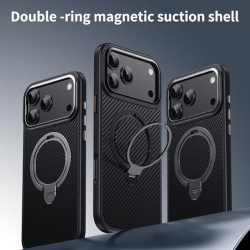 Coque iPhone 17 Air en fibre de carbone grise premium robuste