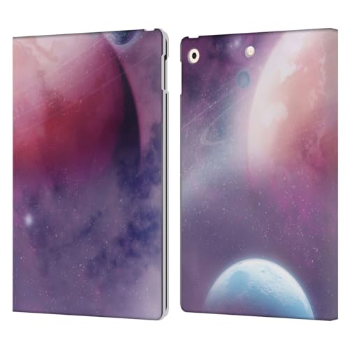 Étui portefeuille en cuir Apple iPad 10.2 Simone Gatterwe Espace Rose
