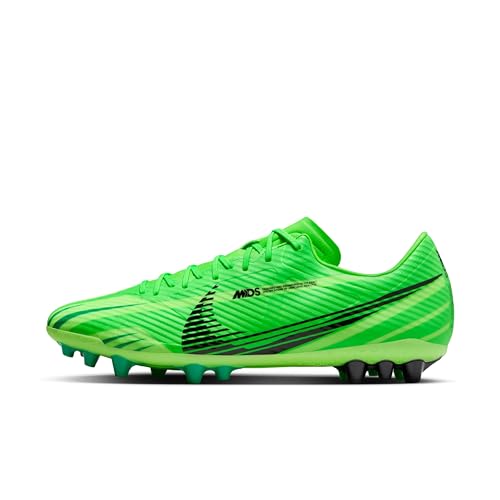 Nike Zoom Vapor 15 Academy MDS AG, Botas de fútbol Hombre, Green Strike Black Stadium Green, 42 EU