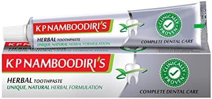 K P NAMBOODIRI'S Herbal Toothpaste 150g - Pack of 2