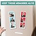 pbf PHOTO BOOTH FRAMES 2x6 Magnetic Picture Frames for Refrigerator | 2 x 6 Clear Magnetic Vinyl Frames for Photo Strips for Fridge (100-Pack)