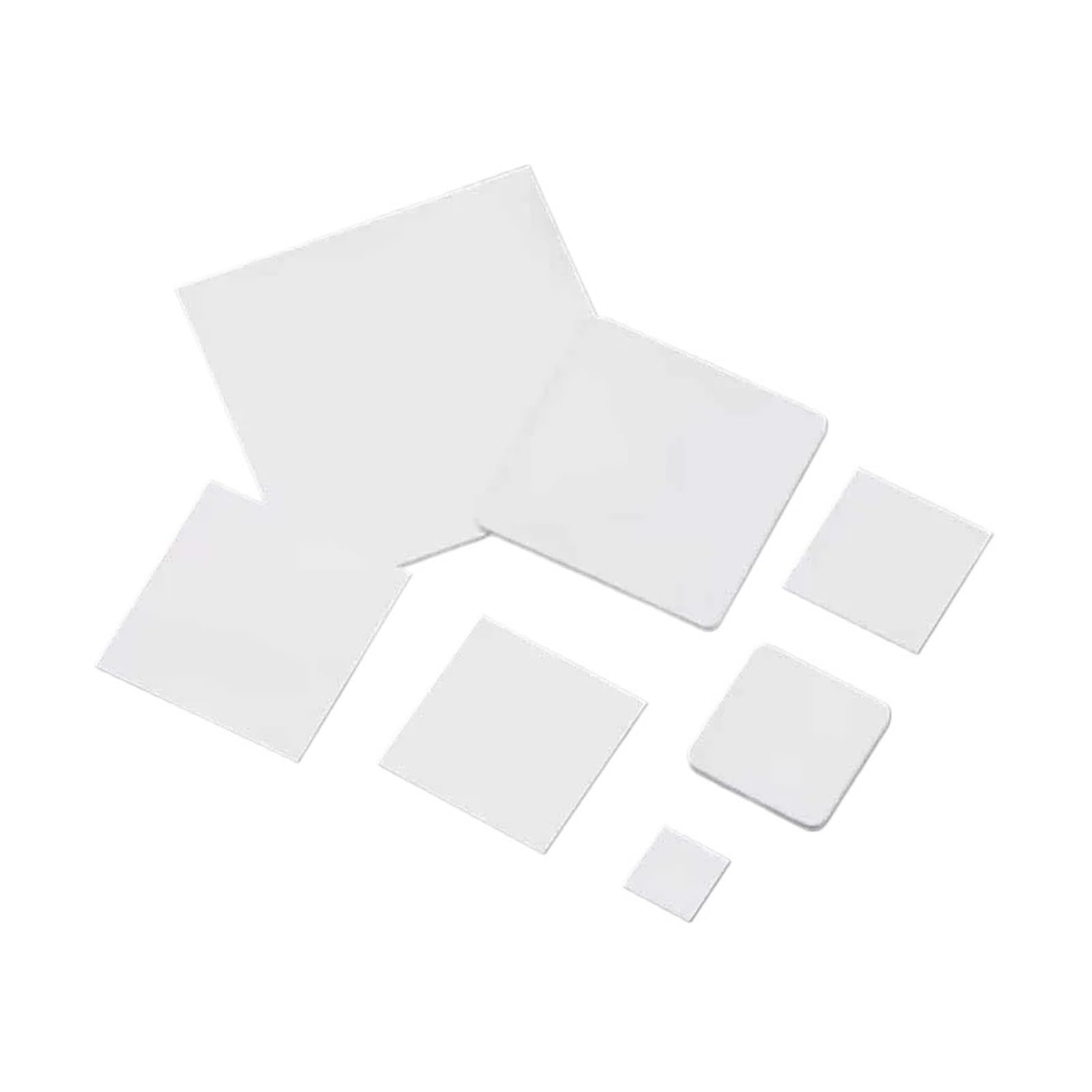Foglio ceramico di allumina Pannello ceramico in allumina quadrata 99, spessore 0,5 mm-5 mm, lastra sottile in corindone for raffreddamento, 1 pz